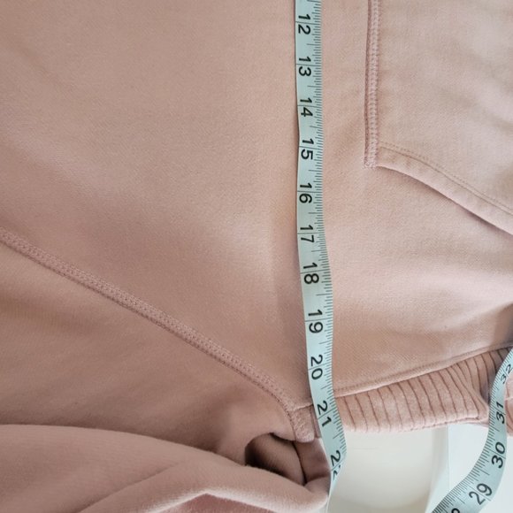 American Eagle Womens Faded Pink Hoodie W/Pockets Size S/P Oversized Pullover - Picture 9 of 12